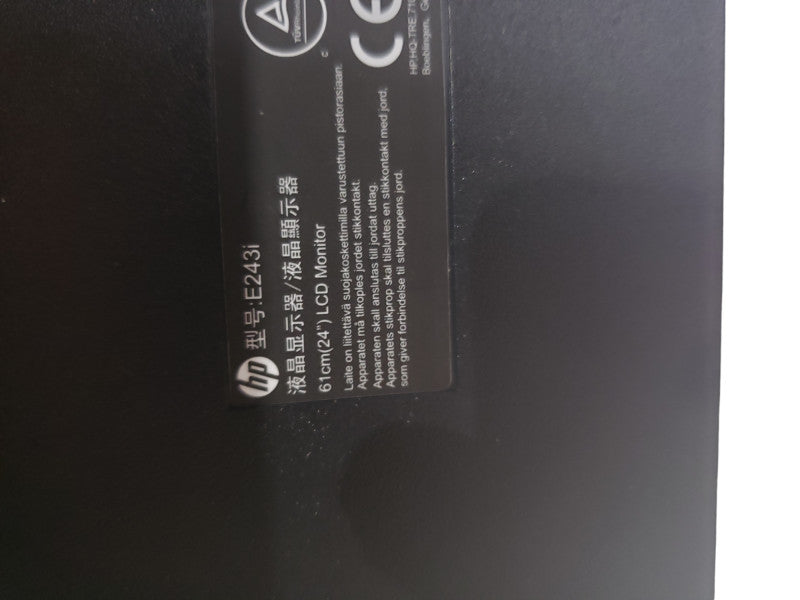 HP EliteDisplay E243I 1920 x 1080 Full HD IPS LED Monitor Q