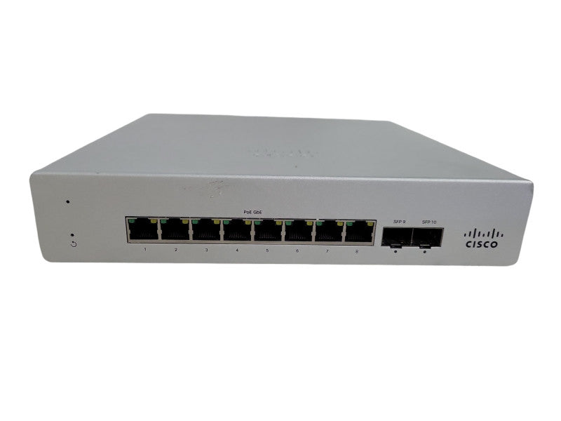 Cisco MS120-8FP | 10-Port Gigabit PoE Managed Ethernet Switch *UNCLAIMED !