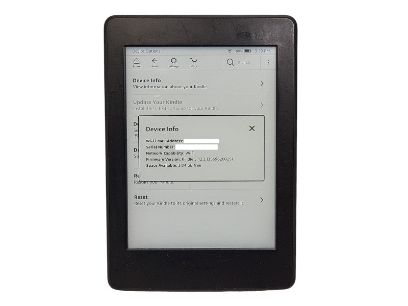 Amazon Kindle PaperWhite 3 (2015) WiFi READ $