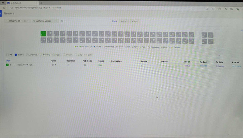 Ubiquiti UniFi Switch Pro 48 PoE USW-Pro-48-PoE 48x Gig 4x 10G SGP+ _