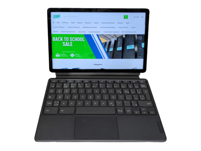 Lenovo Chromebook, IP Duet 3 Chrome 11Q727, 4GB Ram 128GB Storage w/ Keyboard