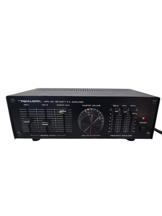 Realistic MPA-40 Model No. 32-2032A 35 Watt Public Address Amplifier