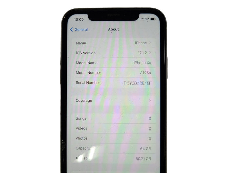 Apple iPhone XR 64GB (A1984), READ