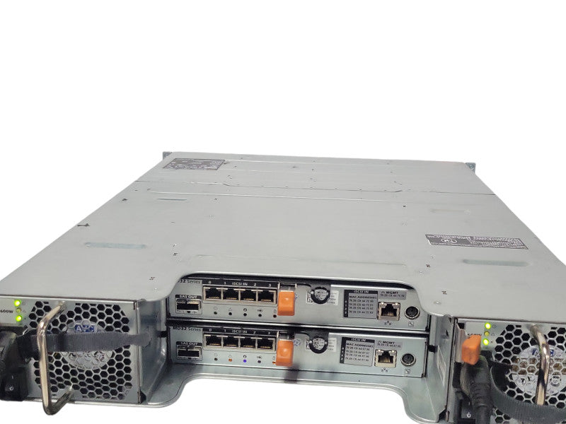Dell PowerVault MD3200i 12 Bay Storage Array 6x 2TB HDDs 2x MD32 Series SEE _