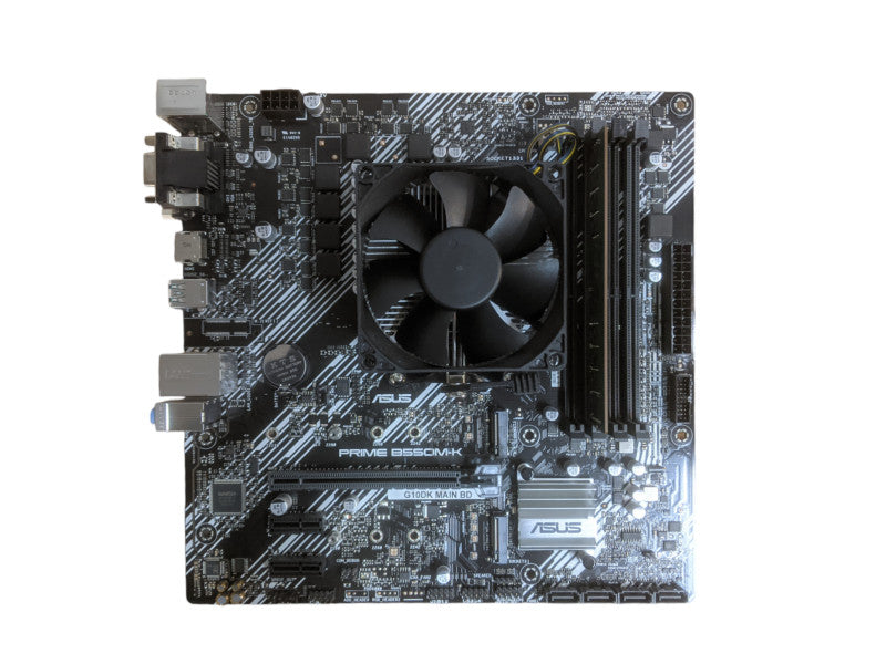 AMD Ryzen 5 4600G  | ASUS Prime B550M-K | 8GB DDR4 | 2x M.2 | I/O Shield