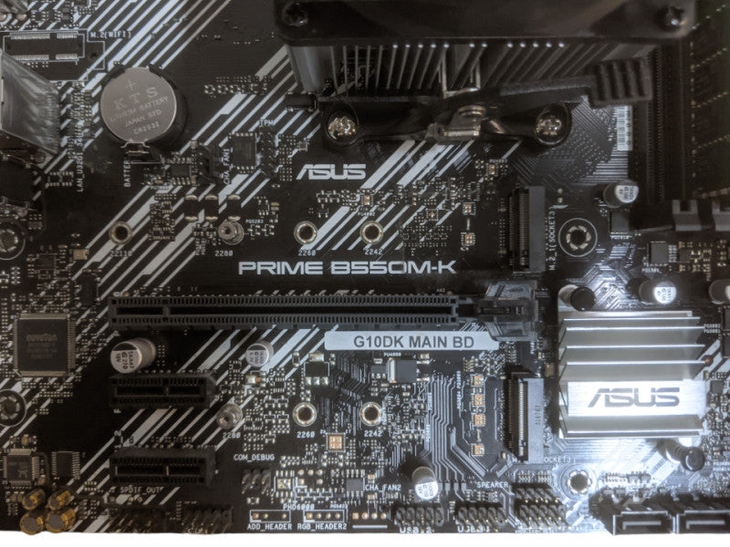 AMD Ryzen 5 4600G  | ASUS Prime B550M-K | 8GB DDR4 | 2x M.2 | I/O Shield