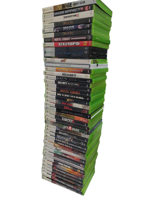 Bundle of 43 Misc Microsoft Xbox 360 VideoGames(in cases and have manuals) =
