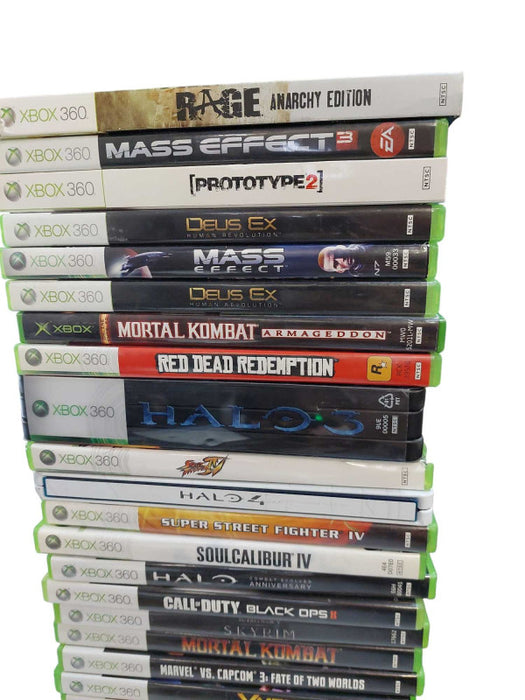 Bundle of 43 Misc Microsoft Xbox 360 VideoGames(in cases and have manuals) =