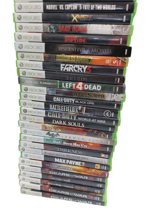 Bundle of 43 Misc Microsoft Xbox 360 VideoGames(in cases and have manuals) =