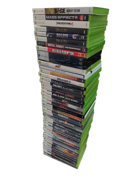 Bundle of 43 Misc Microsoft Xbox 360 VideoGames(in cases and have manuals) =