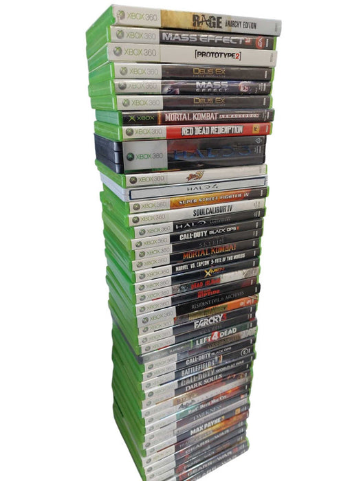 Bundle of 43 Misc Microsoft Xbox 360 VideoGames(in cases and have manuals) =