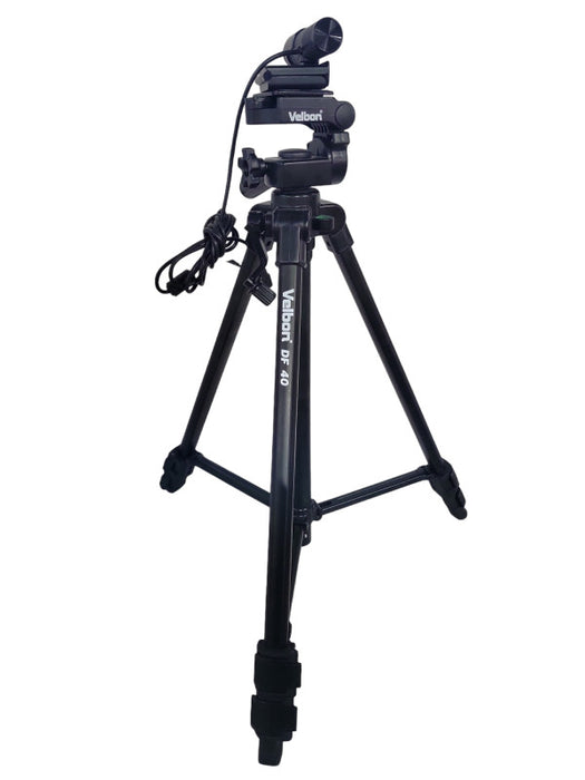 Velbon DF-40 Tripod W/2-Way Head For Photo OR Video Lightweight Q!