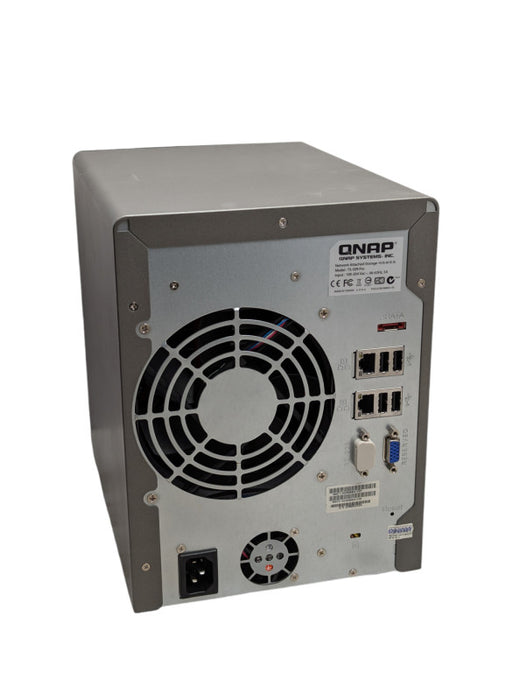 QNAP TS-509 Pro NAS Box with 2 4TB HDDs installed  -