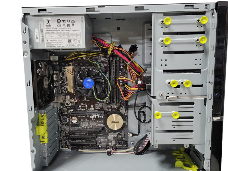 Custom/Asus Tower PC, Core I7-6700 3.4GHz, 16GB DDR4, 2TB HDD, 350W PSU _
