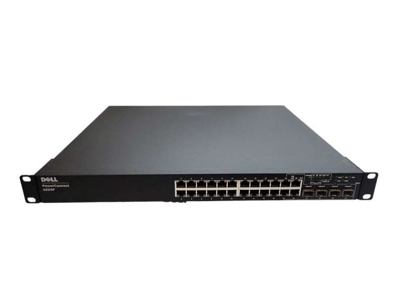DELL POWERCONNECT 6224P NETWORK SWITCH 24-Port PoE Q%
