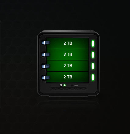 Drobo DRO4D-D | 4-Bay DAS Storage Array | 4x 2TB HDD's