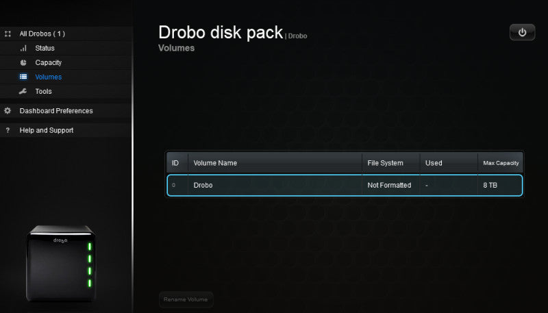 Drobo DRO4D-D | 4-Bay DAS Storage Array | 4x 2TB HDD's