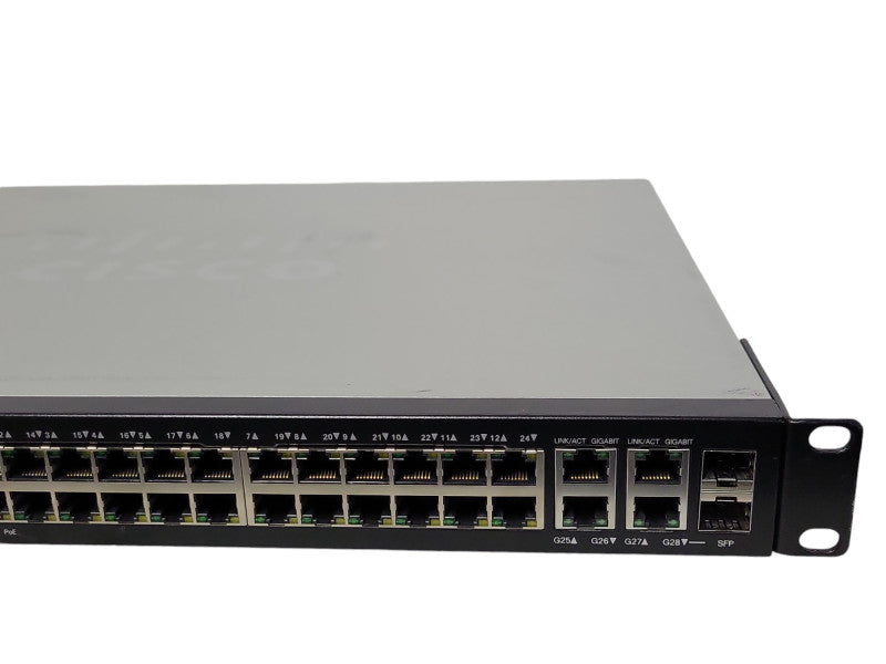 Cisco SG300-28MP-K9 SG300 28 port GIG POE Managed switch Q_