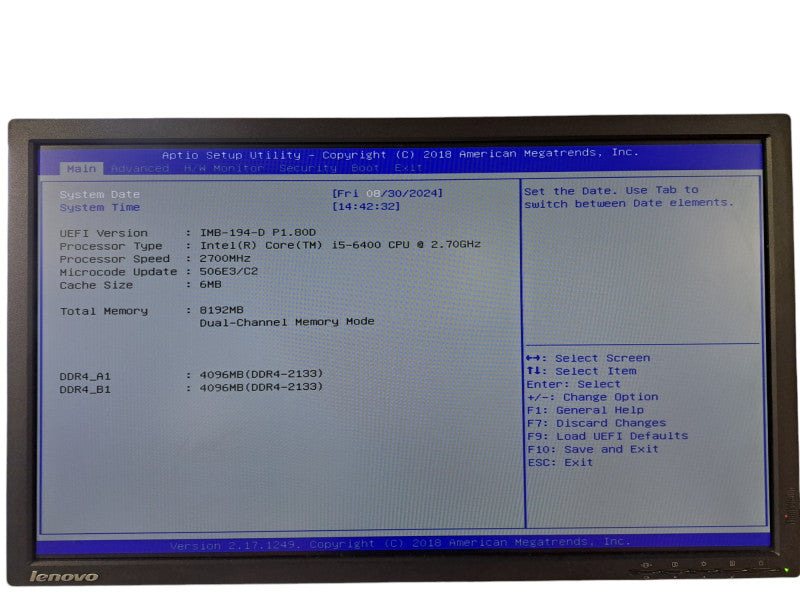 Custom 1U-VM-SERV | i5-6400 @ 2.70GHz, 8GB DDR4, 1.9TB SSD, NO OS