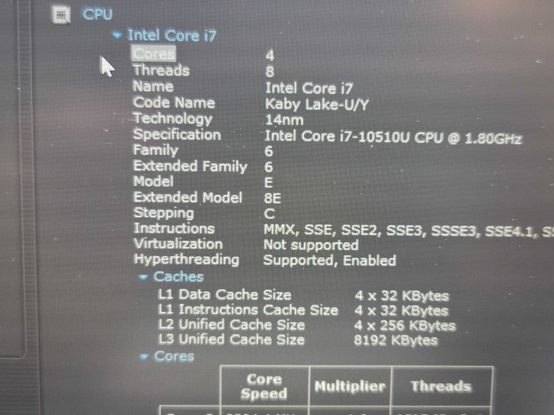 Lenovo ThinkPad T14s| i7-10510U| 16GB RAM| 256GB SSD READ  β Lap200