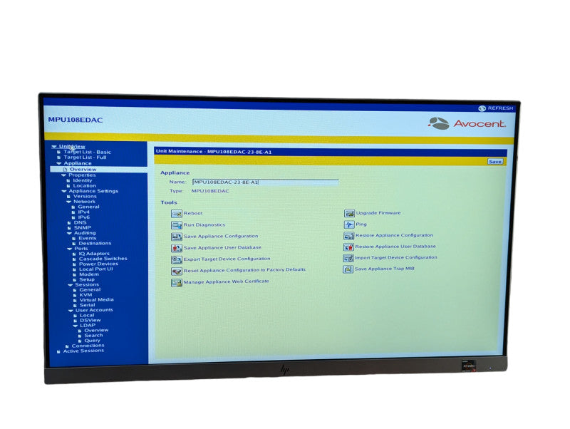 Advocent MergePoint Unity 108e MPU108EDAC IP KVM Please READ  -