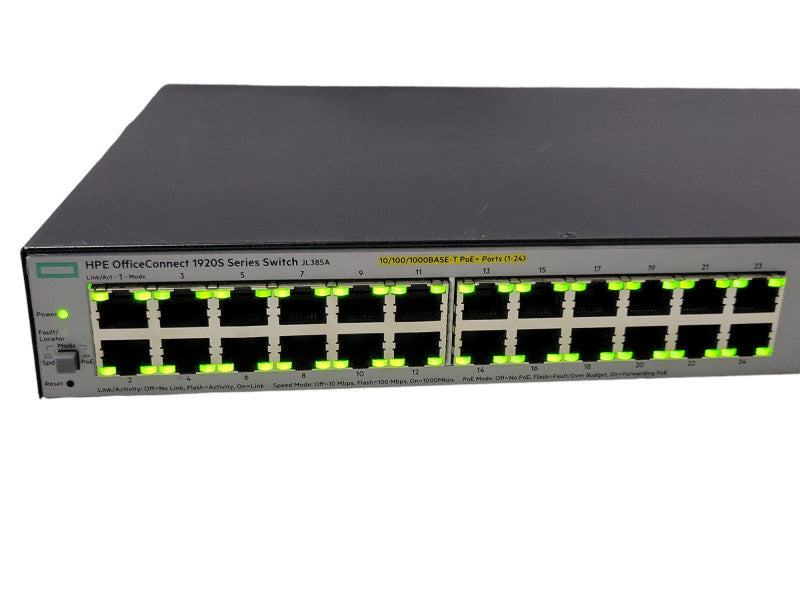 HPE OfficeConnect 1920s JL385A 24 Port Gigabit PoE+ Network Switch _