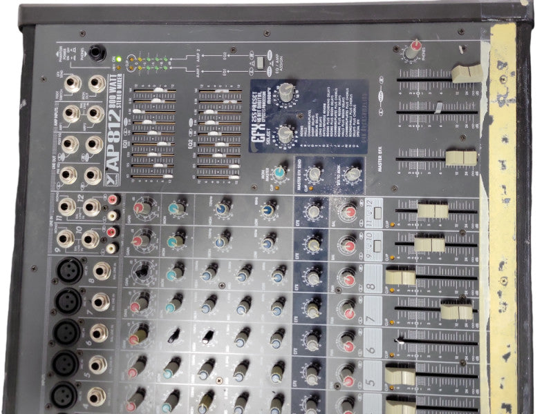 Yorkville AP 812 800 Watt 12 Channel Powered Mixer, READ _