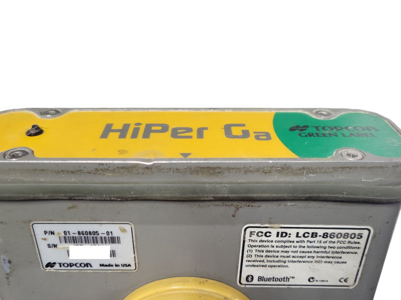 Topcon HiPer+ Plus GPS Receiver 01-860805-01 w/ Case READ detail  _