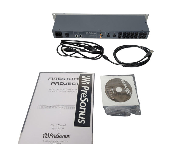 PreSonus Firestudio Project 10x10 FireWire Recording System w/ 8 XMax Preamp _