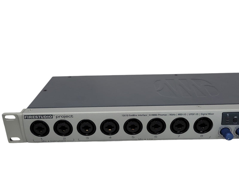 PreSonus Firestudio Project 10x10 FireWire Recording System w/ 8 XMax Preamp _