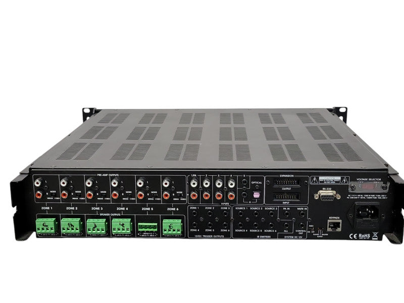 Factor V-66 Professional Multiroom control amplifier, READ _