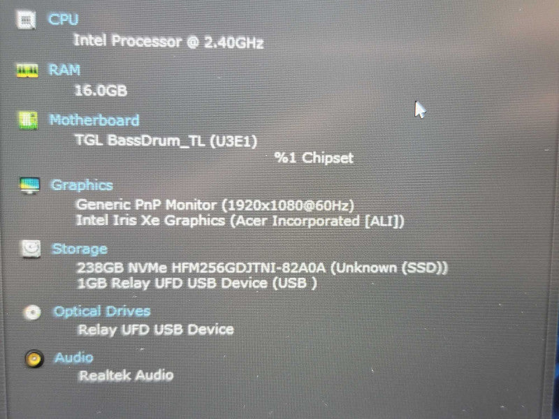 Acer TravelMate P215-53| i5-1135G7| 16GB DDR4| 256GB SSD β Lap200