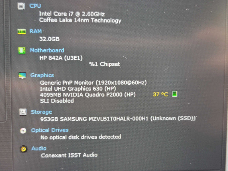 HP ZBook 15 G5| i7-8850H| 32GB DDR4| Quadro P2000| 1TB SSD  β Lap200