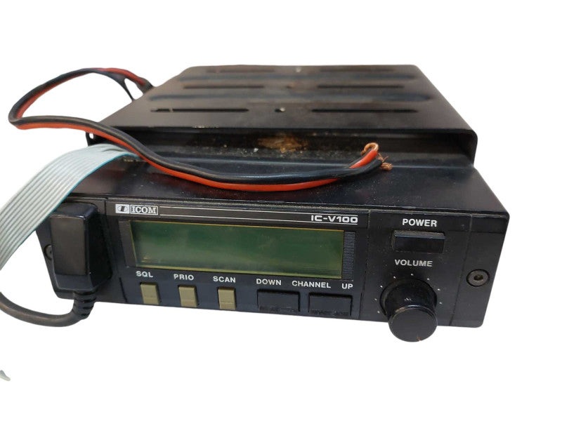 ICOM VHF Transceiver Model: IC-V100 with ICOM EX-494 Frequency Programmer =