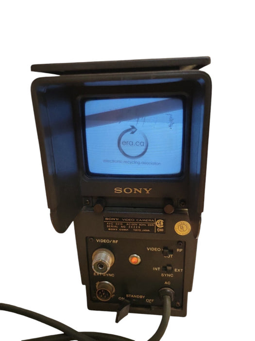 Vintage 1970s - SONY AVC-3210 TV Camera+ View finder %
