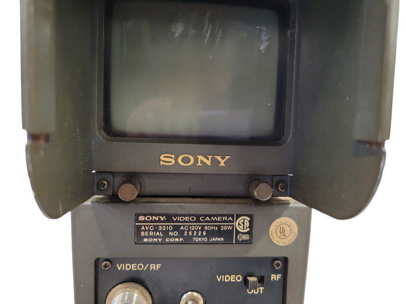 Vintage 1970s - SONY AVC-3210 TV Camera+ View finder %