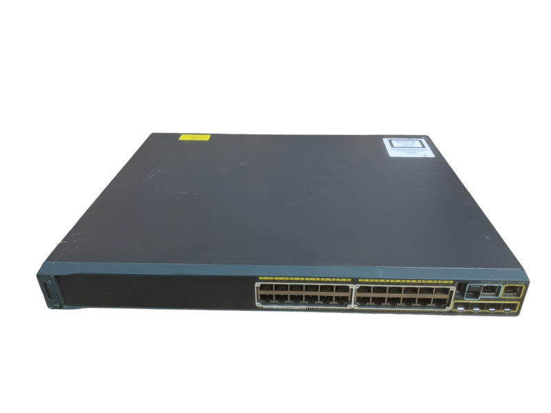 Cisco WS-C2960S-24PS-L | 24-Port Gigabit PoE+ 370W Network Switch Q