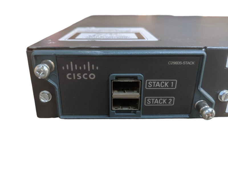 Cisco WS-C2960S-24PS-L | 24-Port Gigabit PoE+ 370W Network Switch Q
