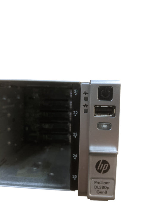 HP Proliant DL380p G8 | 2x Xeon E5-2650 v2 | 64GB DDR3 | No HDD | P420i