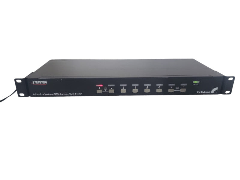 Startech 8 Port Starview PS2+USB KVM Switch SV831H W/ Power Adapter