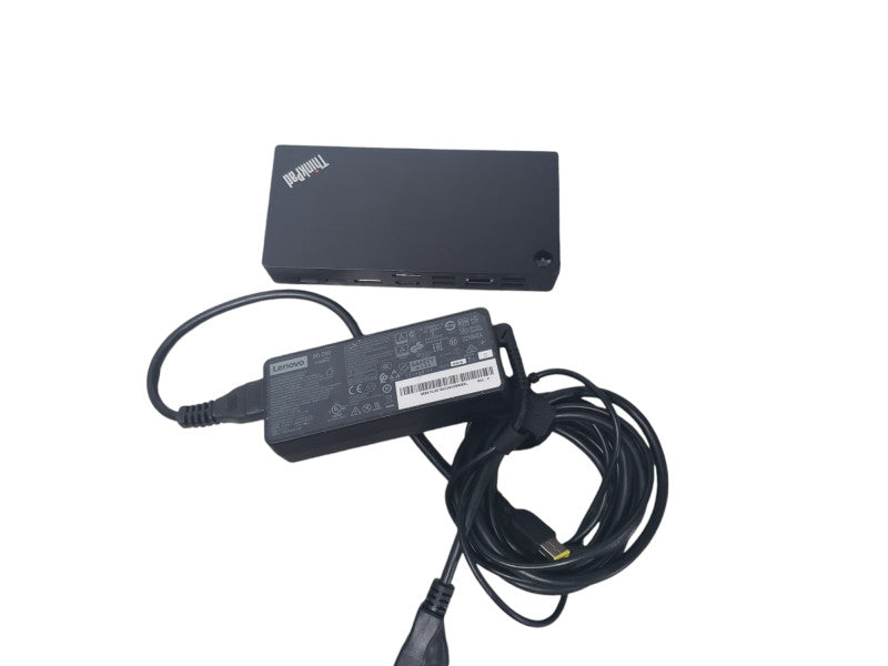Lenovo ThinkPad Universal USB Type-C Dock Model LDA-KP W/Power adapter Q