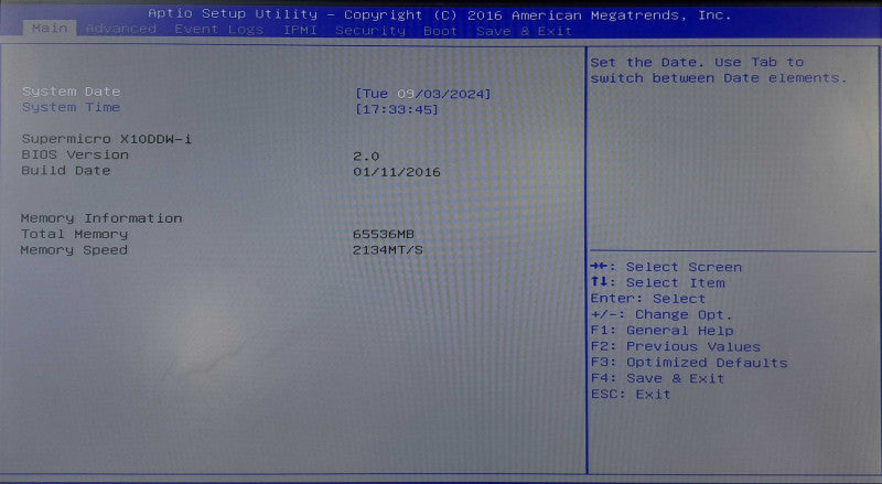 Supermicro SYS-6018R-TD8 1U 8x 3.5" | 2x E5-2620 v4 @ 2.10GHz 8C, 64GB DDR4