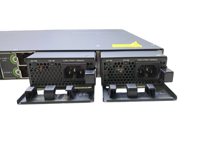 Cisco WS-C3750X-48PF-S | 48-Port Gigabit PoE+ Switch | 2x 1100W PSU *READ*
