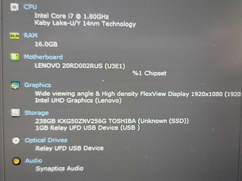 Lenovo ThinkPad E15| i7-10510U| 16GB DDR4| 512GB SSD  β Lap200