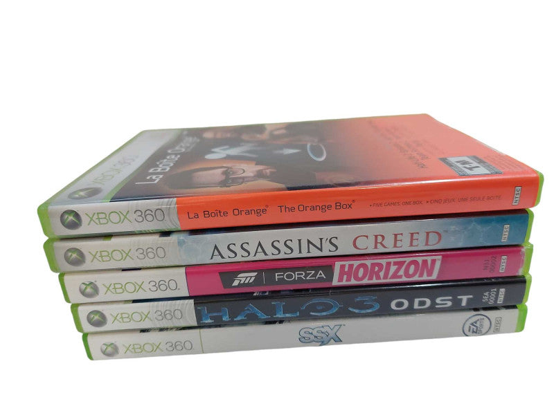 Bundle of 5 Microsoft Xbox 360 Games  =