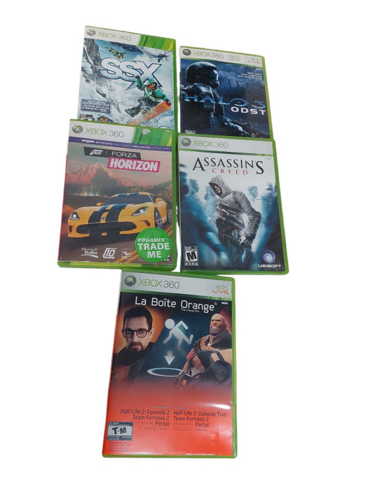 Bundle of 5 Microsoft Xbox 360 Games  =