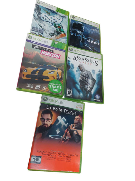 Bundle of 5 Microsoft Xbox 360 Games  =