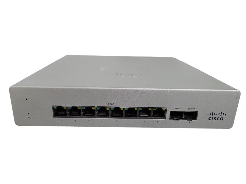 Cisco MS120-8FP | 10-Port Gigabit PoE Managed Ethernet Switch *UNCLAIMED !
