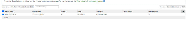 Cisco MS120-8FP | 10-Port Gigabit PoE Managed Ethernet Switch *UNCLAIMED
