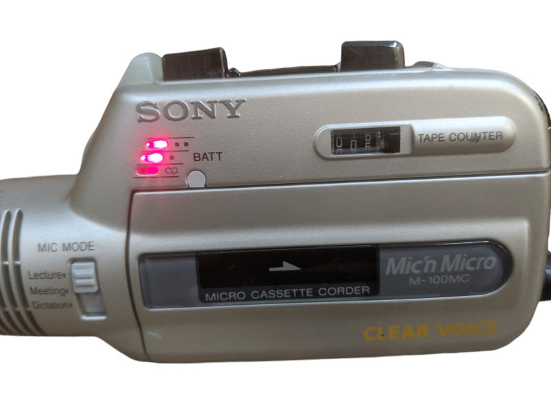 SONY Clear Voice Mic'n Micro | M-100MC | Cassette Recorder | *READ*